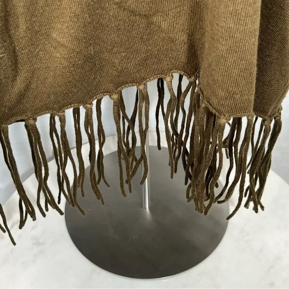 Michael Kors Fringed Cowl Neck Soft Sweater Size Small